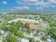 Aerial view of the neighborhood featuring the property's location near schools and parks at 2565 Brookshire Ave, Winter Park, FL 32792