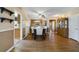 Dining room with wood floors, neutral walls, and natural light at 412 Stimson St, Orlando, FL 32839