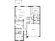 Floor plan featuring a great room, kitchen, primary bedroom, two additional bedrooms, and garage at 576 Mahogany Way, Dundee, FL 33838