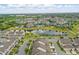 Beautiful aerial view showcases the community near a serene lake and lush green spaces at 5892 Soter Ln, Windermere, FL 34786