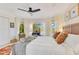 Cozy bedroom filled with natural light, a comfortable bed, and tranquil outdoor views at 6082 Twin Lakes Dr, Oviedo, FL 32765