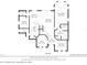 Detailed floor plan of the main level, illustrating room dimensions and layout of the home at 6761 Scimitar Ave, Orlando, FL 32812