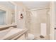 Modern bathroom featuring a glass-enclosed shower, white vanity, and contemporary fixtures at 692 Seabrook Ct # 103, Altamonte Springs, FL 32714
