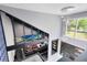 Foyer with chandelier and view of living area at 835 Dyson Dr, Winter Springs, FL 32708