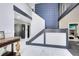 Spacious home foyer featuring marble flooring, contrasting wall accents, and clear views of the main living areas at 835 Dyson Dr, Winter Springs, FL 32708