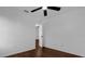 Bright bedroom offers a ceiling fan and view of another room through doorway at 1563 W Finland Dr, Deltona, FL 32725