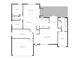 Simplified floorplan with dimensions of the house layout and main rooms at 1563 W Finland Dr, Deltona, FL 32725