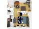 Open-concept floor plan showcasing the home's layout and design elements at 2507 E Central Blvd # 21, Orlando, FL 32803
