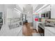 Modern kitchen featuring stainless steel appliances, granite countertops and ample cabinet space at 2622 Jennifer Dr, Lakeland, FL 33810
