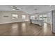 Spacious open-concept kitchen with stainless steel appliances and gray island at 417 Barclay Ave, Altamonte Springs, FL 32701