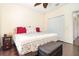 Bedroom featuring hardwood floors, a closet, and an inviting atmosphere for relaxation at 5242 Bancroft Blvd, Orlando, FL 32833