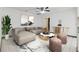 Bright, airy living room with neutral tones, modern furniture, and stylish decor for a welcoming ambiance at 7602 Glenmoor Ln, Winter Park, FL 32792