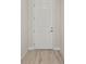 Clean, bright entryway featuring modern wood-look flooring and a white door with chrome hardware at 1755 Waterview Dr, Leesburg, FL 34748