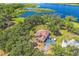 Sprawling estate home with lush landscaping and direct lake access at 2910 Frontier Dr, Kissimmee, FL 34744