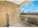 Relaxing balcony with vibrant greenery and a clear, open view to enjoy at 5201 Lake Marion Golf Resort # 5201, Kissimmee, FL 34759