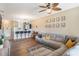 Spacious living room with a breakfast bar, comfortable seating, and an open floor plan layout at 5201 Lake Marion Golf Resort # 5201, Kissimmee, FL 34759