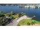 Aerial view showcasing the community's lakefront access, boat docks, and scenic surroundings at 487 Oak Haven Dr # 487, Altamonte Springs, FL 32701