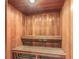 Inviting sauna with wooden benches and paneling for relaxation at 487 Oak Haven Dr # 487, Altamonte Springs, FL 32701