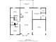 Detailed floor plan showcasing the layout of this 1,271 square foot home including three bedrooms, living room and kitchen at 104 Birmingham Dr, Kissimmee, FL 34758