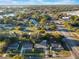 Picturesque aerial view of a residential neighborhood with tree-lined streets and a nearby lake at 2070 Keyes Ln, Deltona, FL 32738
