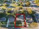 Aerial view of property highlighting location within community at 2070 Keyes Ln, Deltona, FL 32738