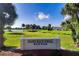 Oaks National Golf Club community entrance sign at 2081 The Oaks Blvd, Kissimmee, FL 34746
