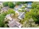 High angle view of the neighborhood with the home featuring mature landscaping and serene surroundings at 2132 Majestic Woods Blvd, Apopka, FL 32712