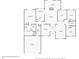 Detailed floor plan showcasing the layout of the home, including the primary bedroom and living spaces at 2132 Majestic Woods Blvd, Apopka, FL 32712