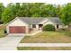 Charming single-story home with a well-manicured lawn and two-car garage at 2132 Majestic Woods Blvd, Apopka, FL 32712