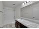 Clean bathroom featuring a tub and a granite vanity at 216 Miles Ct, Davenport, FL 33837