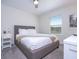 Cozy bedroom with a queen-sized bed, neutral decor, and ample natural light from the window at 428 Ocean Course Ave, Davenport, FL 33896