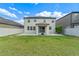 Large backyard with lush lawn and privacy fence, offering ample space for recreation and relaxation at 5144 Ravena E Ave, St Cloud, FL 34771