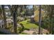 Picture of an extensive backyard featuring a brick patio with fire pit and plenty of room for outdoor entertaining at 519 N Clara Ave, Deland, FL 32720