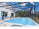A refreshing screened-in pool with outdoor seating, perfect for relaxation and entertainment at 5502 Willow Bend Trl, Kissimmee, FL 34758