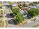Aerial view of a home showcasing its location, landscaping, and proximity to the neighborhood at 6749 Westlake Blvd, Orlando, FL 32810