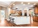 Spacious kitchen with wood cabinets, granite countertops and stainless steel appliances at 859 Windcrest Pl, Winter Springs, FL 32708