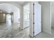 The bathroom is visible through an open door from the hallway at 8743 S The Esplanade # 18, Orlando, FL 32836