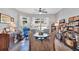 Bright dining room with wood floors and an adjacent buffet at 980 Mooring Ave # 105, Altamonte Springs, FL 32714