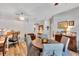 Dining room area with wood floors and a view to the office at 980 Mooring Ave # 105, Altamonte Springs, FL 32714