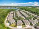 Aerial view of a neighborhood with well-manicured lawns and tree-lined streets at 10852 Spider Lily Dr # S, Orlando, FL 32832