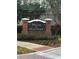 Villas at East Park community sign surrounded by mature landscaping and greenery at 10852 Spider Lily Dr # S, Orlando, FL 32832