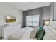 Bedroom with television, side lamps, plush bedding, and comfortable amenities at 1188 Challenge Dr, Davenport, FL 33896