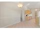 Open dining area adjacent to the kitchen with bright walls, creating a welcoming space at 1330 Broken Pine Rd, Deltona, FL 32725