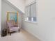 Sitting area with a chair and window at 1417 Olympia Ave, Mount Dora, FL 32757