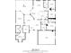 Detailed floor plan showcasing the layout of the home, including room dimensions and connections at 1551 Sherbrook Dr, Clermont, FL 34711