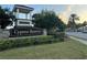Prominent 'Cypress Reserve' community sign displayed with manicured landscaping at 2715 Bartlet Dr, Kissimmee, FL 34741