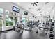 Bright and spacious fitness center with modern exercise equipment, large windows, and multiple TVs at 3053 Brook Stone Ter, Davenport, FL 33837