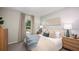 Cozy bedroom with neutral tones, a large window, and stylish furnishings for a comfortable retreat at 3133 Skyline Loop, Kissimmee, FL 34758