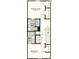 Second floor showing the primary suite, bath, additional bath and bedroom, offering ample space and functionality at 3133 Skyline Loop, Kissimmee, FL 34758