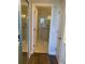 Bright bathroom features marble tiling and glass door shower at 459 Hamptoncrest Cir # 203, Lake Mary, FL 32746